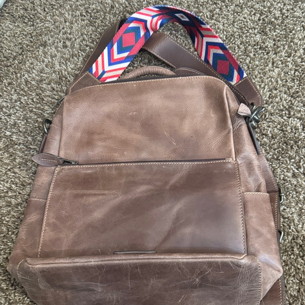 Brown STS Leather Bag